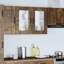 Kitchen Wall Cabinet With Glass Door Kalmar Engineered Wood-64069116-64069118