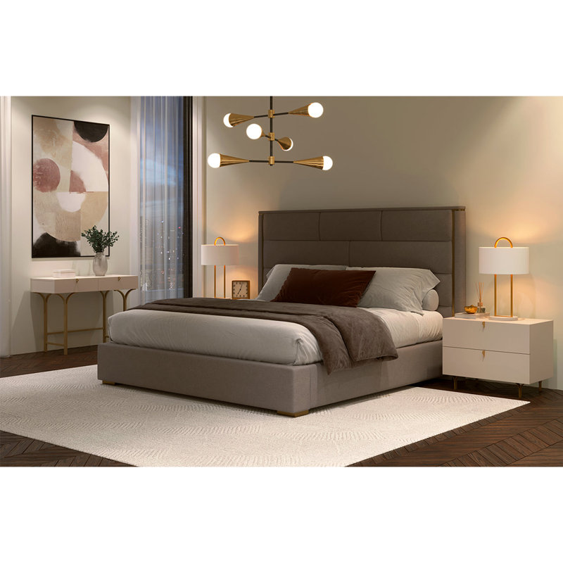 Mithush 2 - Drawer Nightstand, Cream