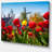 " Tulips In The Netherlands Village "-19408556