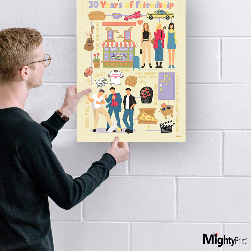 Friends (30 Years Of Friendship)  Wall Art