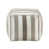 Polyester rayé beige / brun