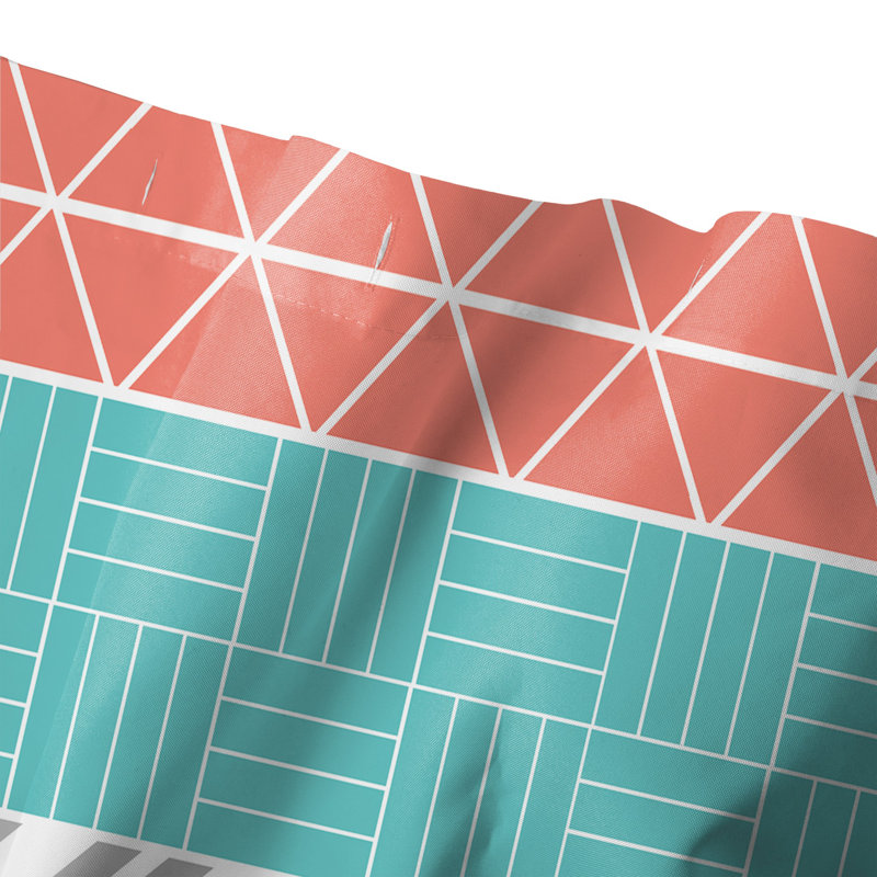 Geometric Shower Curtain