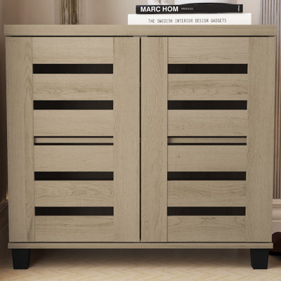 Millan 12 Pair Shoe Storage Cabinet