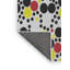 Tapis noir/jaune tissé à la machine-209328830
