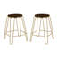 Tabouret de comptoir moderne noir de 24 po avec pieds en fer thermolaqué durable-1976184645-1993490515-1963779534