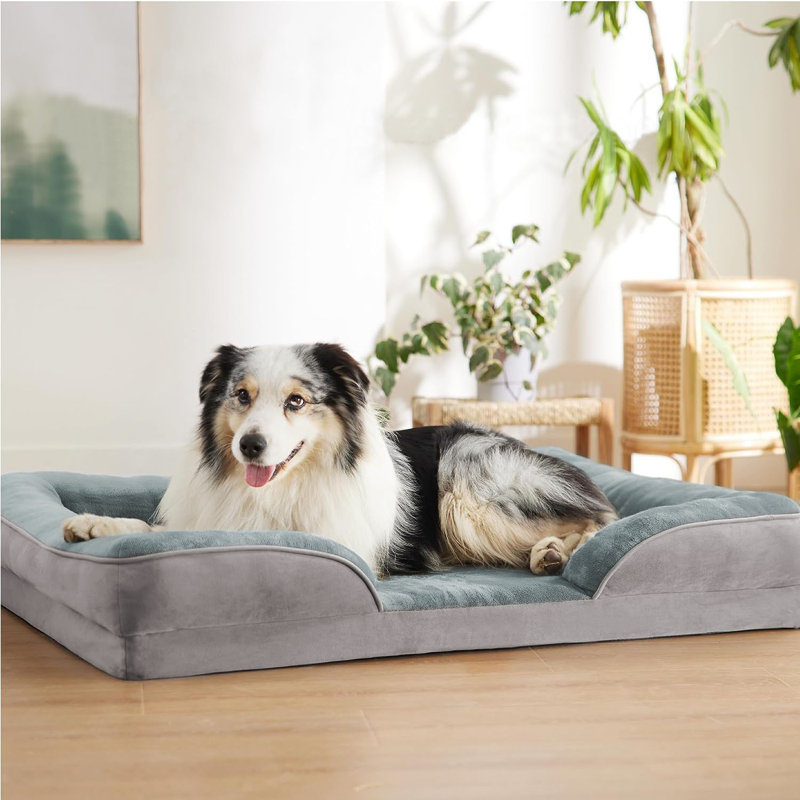 Lit orthopédique pour animaux Fabriciano, Grand (l 34,64 po x P 25,19 po x H 7,87 po)