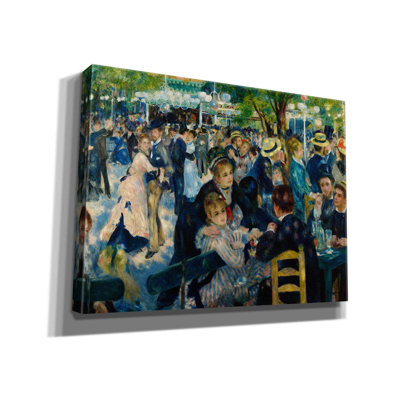 «Dance at Le moulin de la Galette» par Pierre-Auguste Renoir, art mural sur toile