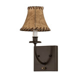 Rustic Lodge 1 - Light Candle Wall Light