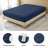 Waterproof And Thick Mattress Protective Pad - Breathable And Dustproof Fit Bed Sheet Design Skin Friendly Bed Cover Suitable For Home Dormitory And Hotel Use-546605045-554016996