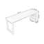 Bureau rectangulaire en bois massif noyer-108841194