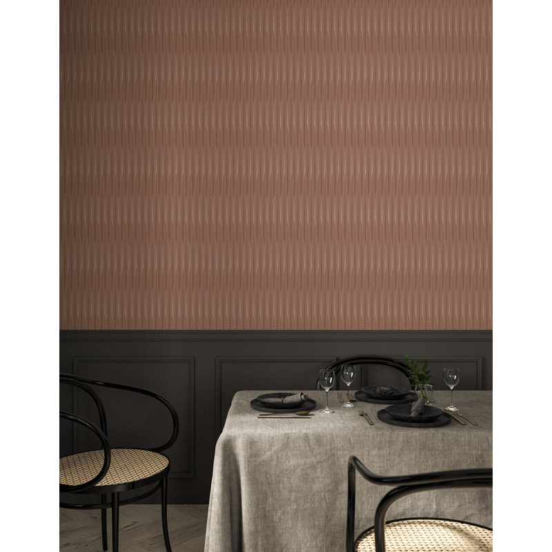 Kairos - Wallpaper by Sabrina Yvonne, Dusty Rose, Premium Paper