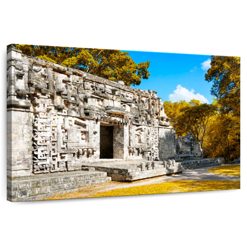 Nicci Hochob Mayan Pyramids, 8" H x 12" W