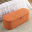 Banc de rangement avec repose-pieds 45,5 pouces avec repose-pieds en tissu-963353382