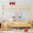 House Platform Bed With Stairs, Solid Wood Frame, Low Profile And Childlike Fun Design-1643156503-1643156502