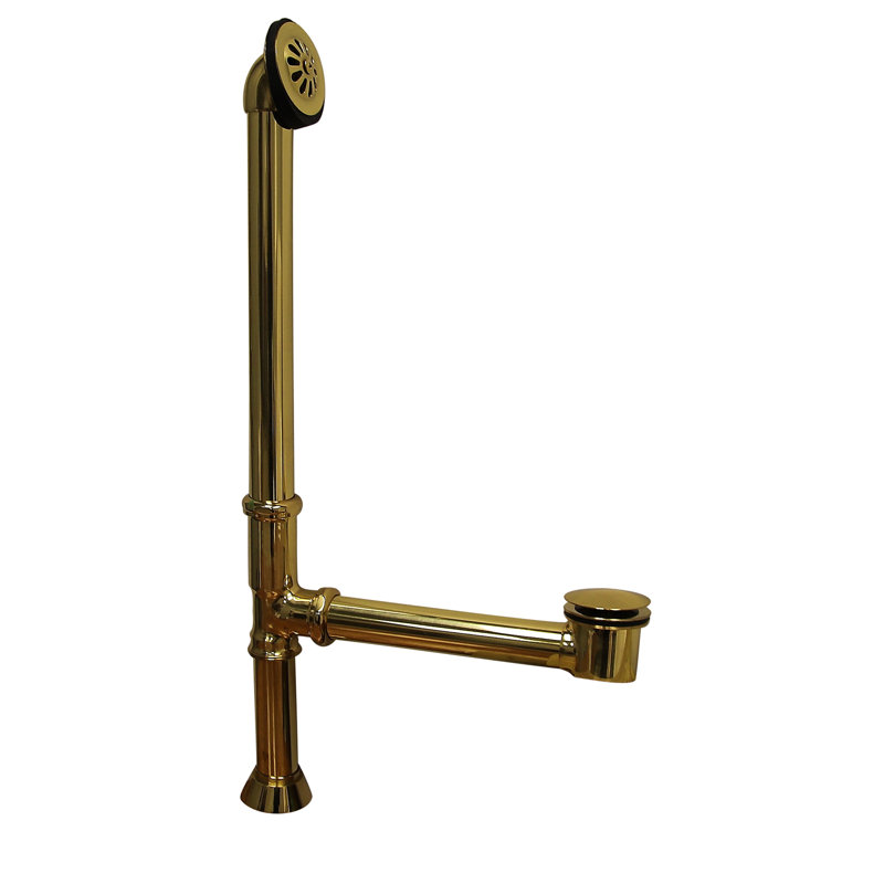 3'' W Leg Yes, Polished Brass