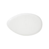 Gel Coat White River Stone Solid Coffee Table