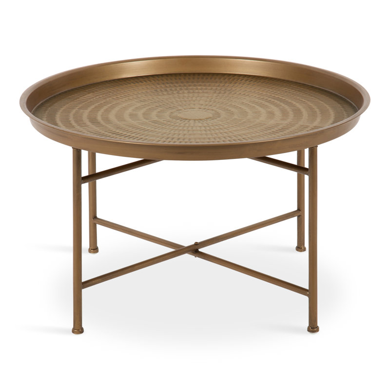 Table basse Kuehl, Doré