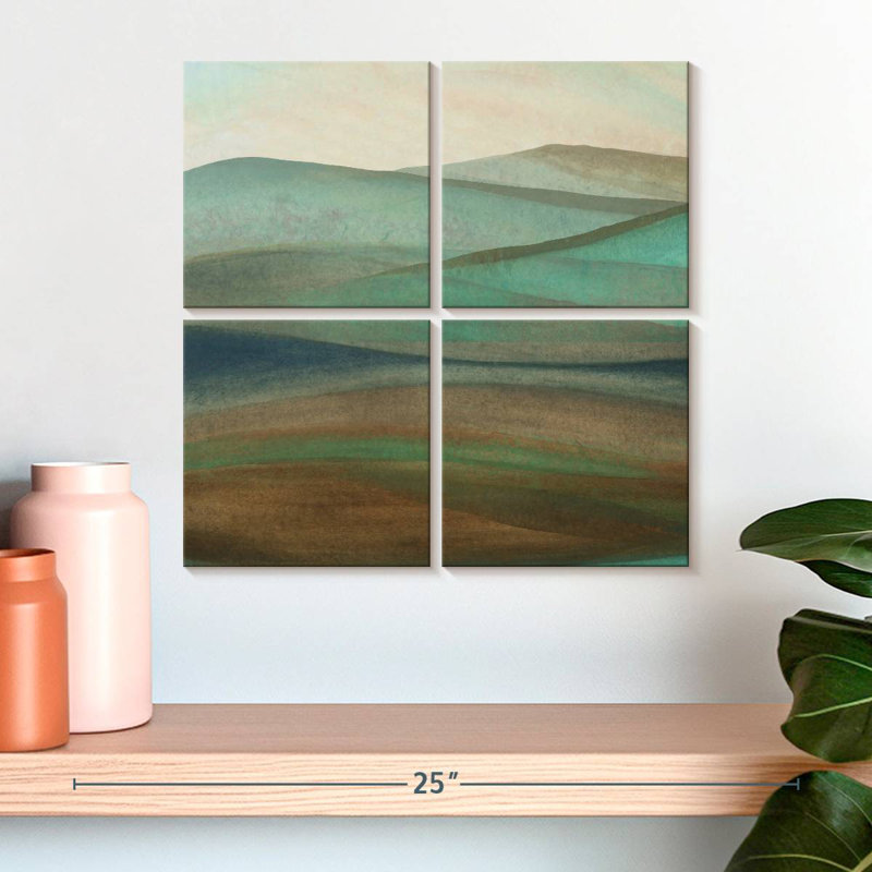 Mountainscape, 18" H x 18" W
