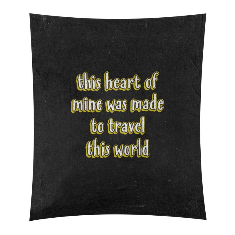 Polyester Tapestry, 60" H x 51" W, Yellow