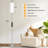 64" Modern Floor Lamp With Remote Control And Stepless Dimmable Colors Temperature & Brightness-903172811-903172801