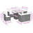 Vidaxl Garden Sofa Set