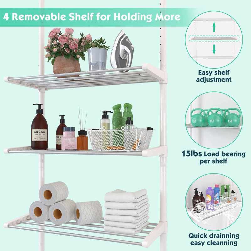 Over the Toilet Storage, White
