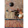 Rupec Brown/Red Abstract Area Rug