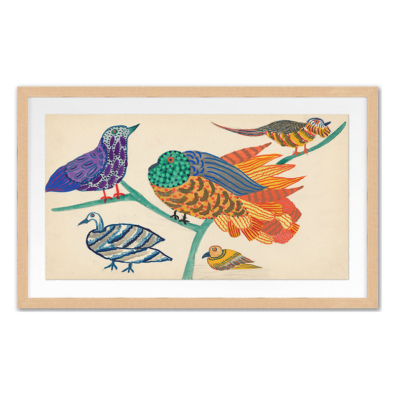 Untitled Print by Grand Archives, Maple Single Picture Framed