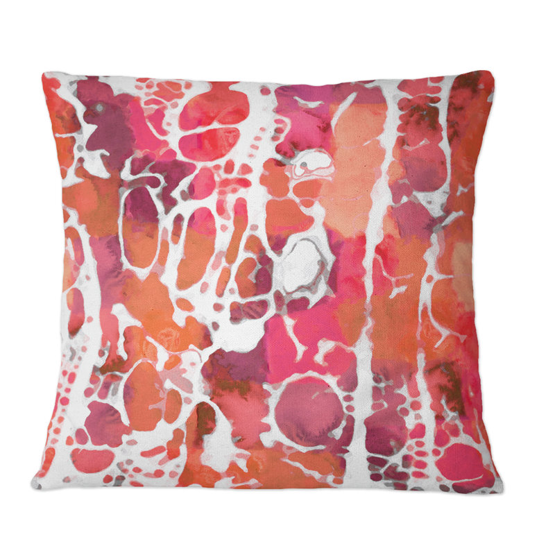 Abstract Throw Pillow, 16" x 16"