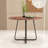 43.3" Round Dining Table For 4-6 People, MDF Wood Tabletop With Metal Legs, Modern Kitchen Table With X-Shaped Base, Large Round Table For Dining Room, Living Room, Apartment.-2102085929