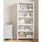 Wooden Bookcase 5 Tier Storage Bookshelf Farmhouse Bookshelves