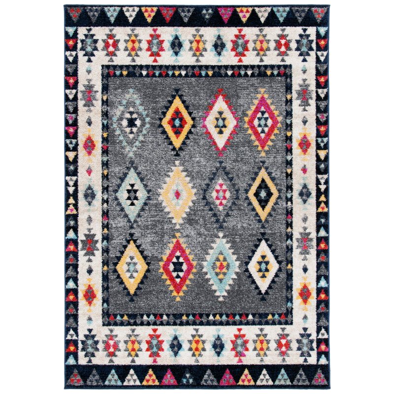 Tejal Ikat Hand Woven Area Rug, Rectangle 183 x 274 cm