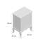 Allan Wood Cabinet Laundry Hamper