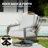 Outdoor Swivel&Rocker Chairs Set with Hand-Woven Rope Back-1952682595