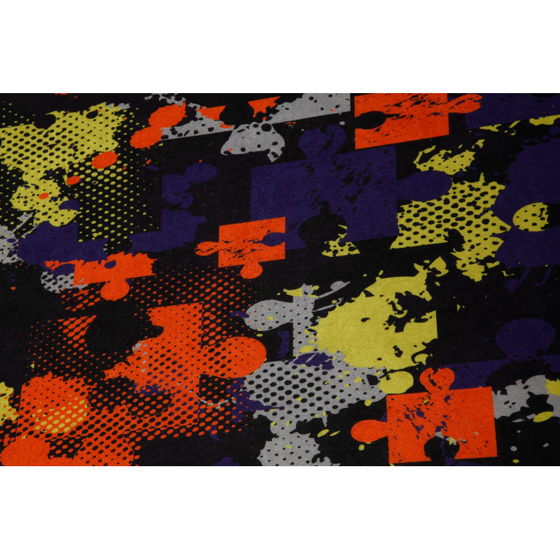 Premium Hall Carpet, 3.3 x 6.6 Feet, 100% Polyester, 0.3 in Pile Height | Antibacterial, Non-Slip Underside, Machine Washable | Elegant 3D Digital Print Design, Perfect for Entryways & Living Rooms
