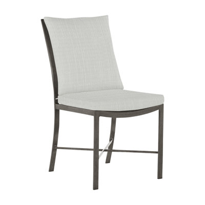 Monaco Aluminum Side Chair - Slate Gray