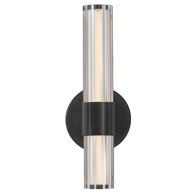 Georgette 1 - Light LED Bath Sconce, Black