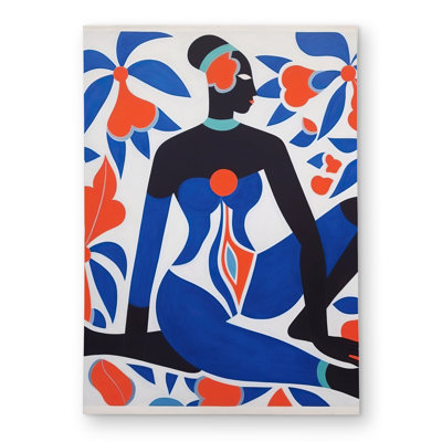Pure Yoga Shapes Illustrative Outdoor Area Rug for Home Decor