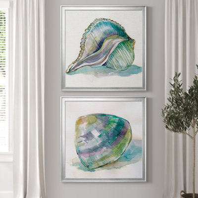 " Malecon Shell I " 2 - Pieces