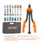 Trousse à outils 14 pouces robuste en noyer avec étui