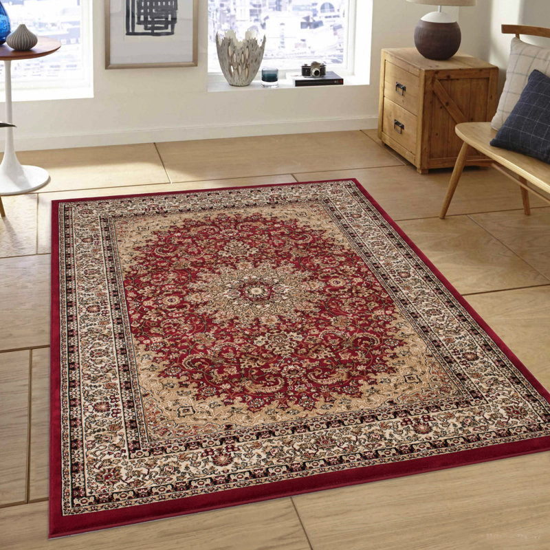 Oriental Area Rug in Red