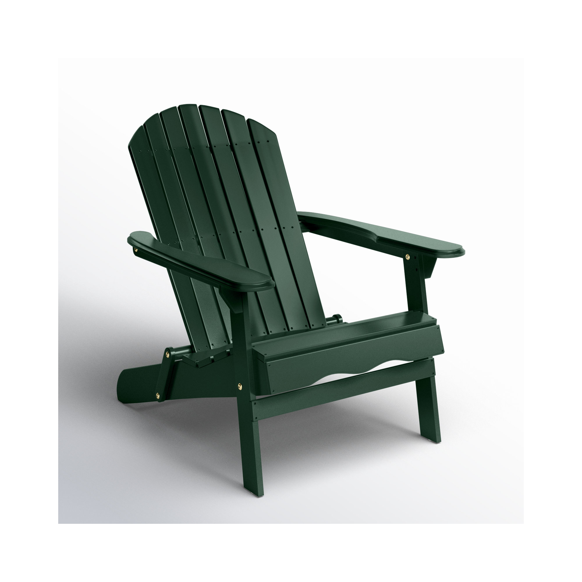Kalicki Outdoor Adirondack Chair, Dark Green