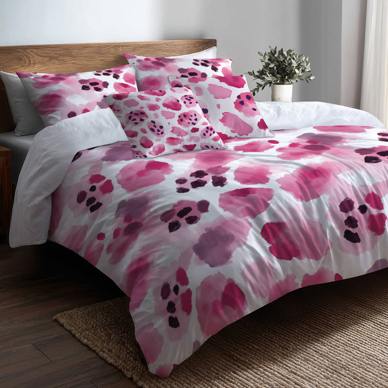 Ensemble de literie à imprimé animal 6 filles, Queen Comforter + 5 Additional Pieces