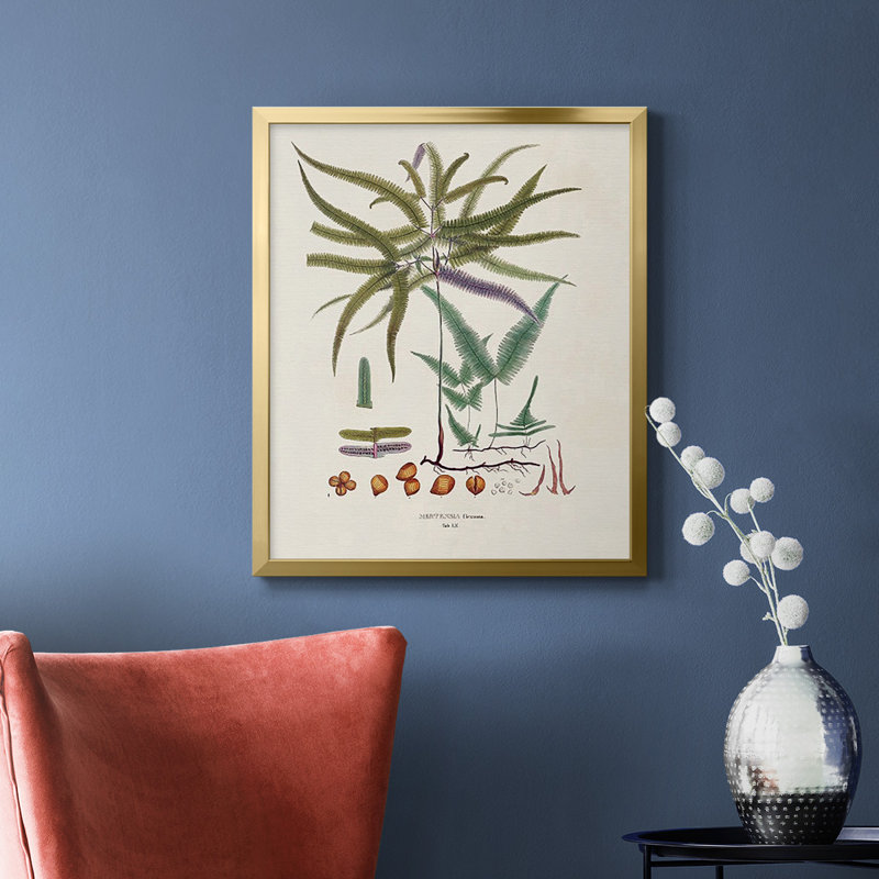 Toile encadrée de qualité supérieure Botanical Society, Or, H 20 po x l 16 po
