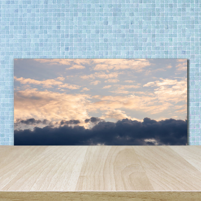 50cm W x 100cm L Glass Peel and Stick Panel