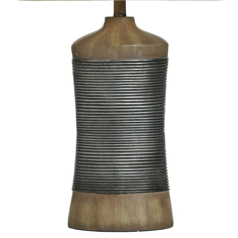Wingard - Table Lamp - Light Brown/Gray - Natural Shade