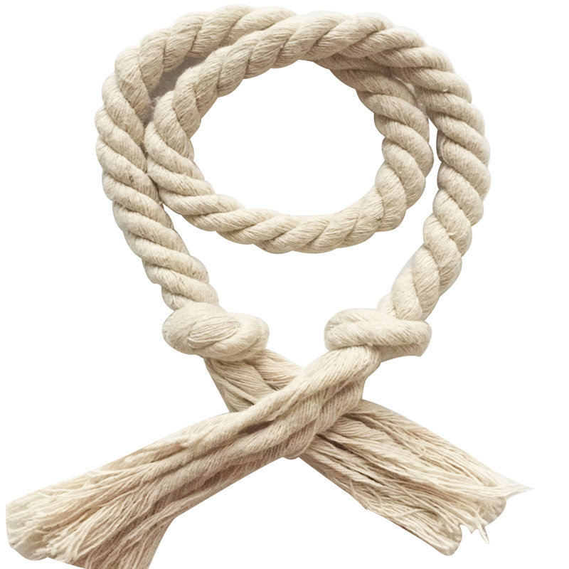 2Pcs Cordes de rideaux épais Attaches de rideau en lin en coton Attaches de rideau à pampilles pour accessoires de fenêtre de balcon