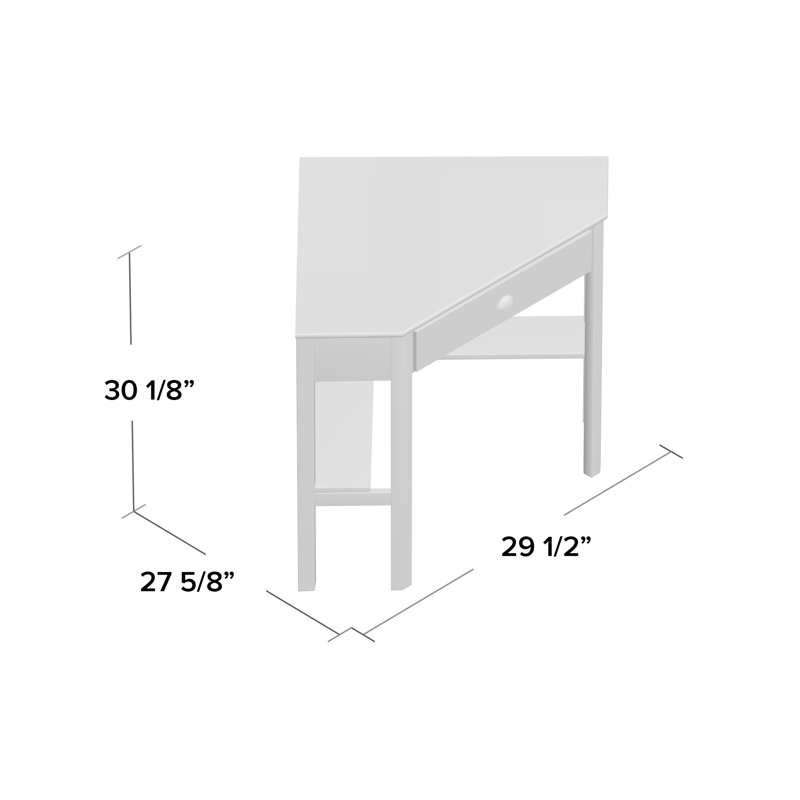 Aust Computer Desk, White
