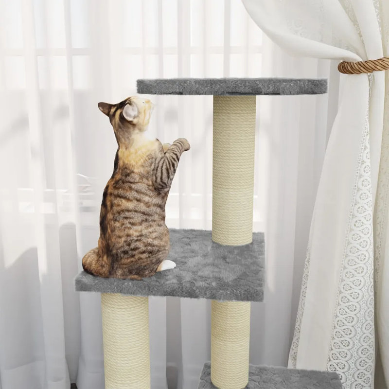 Sertoma 92cm H Cat Tree, Light Grey