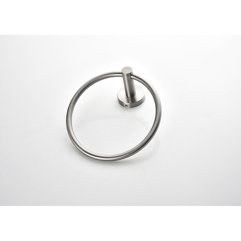 Porte-serviettes 9 pièces en acier inoxydable pour salle de bain - fixation murale en nickel brossé tendance, rouille, facile à installer
